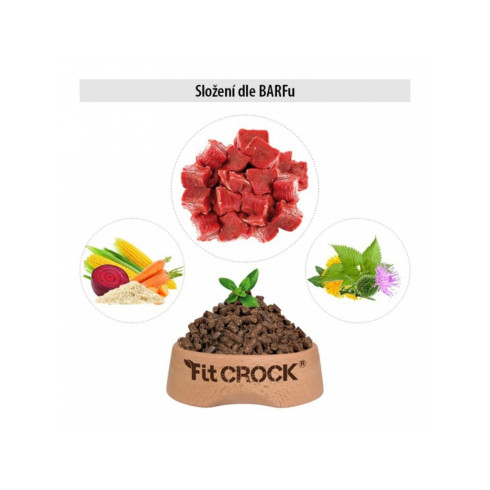 Granule Fit-Crock Special - Hovädzie 200g, lisované za studena