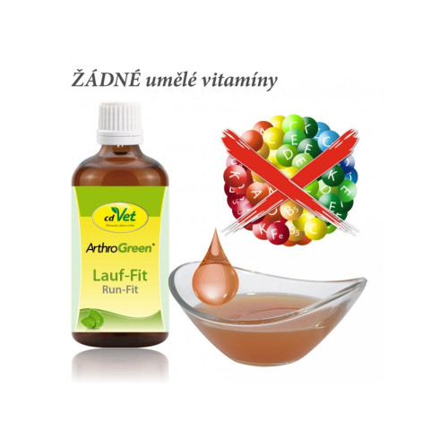 Kloubní výživa z bylinných tinktur - ArthroGreen Lauf-fit Pro 50ml, pro psy a kočky