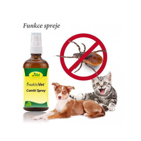 Kombi sprej proti parazitom - Combi Spray, 100ml - pre psy a mačky 