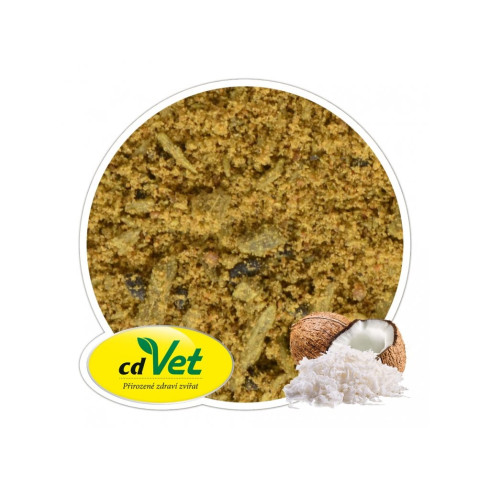 Kvasnice a kokos proti Klíšťatům (doplněk stravy) - InsektoVet Herbal 100g, pro psy a kočky
