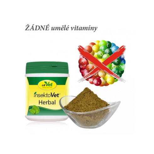 Kvasnice a kokos proti Klíšťatům (doplněk stravy) - InsektoVet Herbal 250g, pre psy a kočky