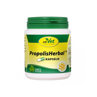 Propolis Herbal 66g, 100 kapsúl - pre psy a mačky  Propolis Herbal 66g, 100 kapsúl - pre psy a mačky