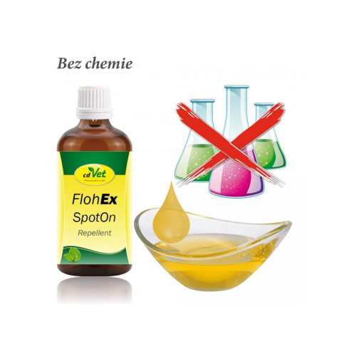 SpotOn Repelent proti Blchám - BlechaEx 50ml, pre psy a mačky 
