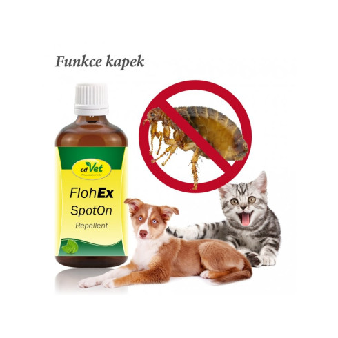 SpotOn Repelent proti Blchám - BlechaEx 50ml, pre psy a mačky 