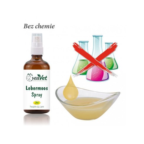 Sprej proti plesniam a roztočom - Lebermoos Spray 20ml, pre psy a mačky 