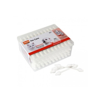 Vatové tyčinky na čistenie uší - Bavlna 55ks - pre psy a mačky 