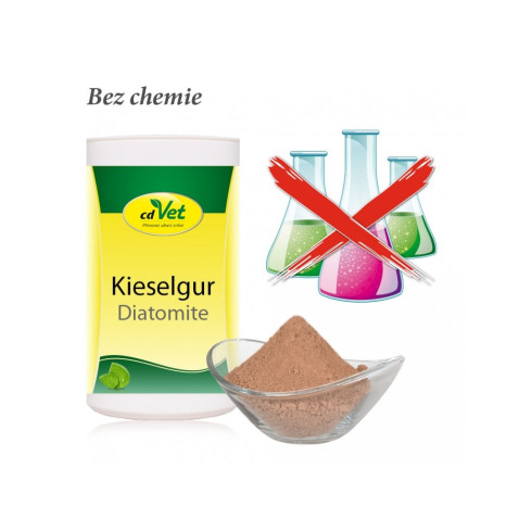 Vysušujúca kremelina Parazit Ex „Kieselgur Diatomite“ 50g - pre psy a mačky 