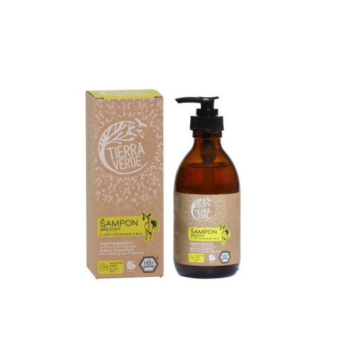 Březový šampon - Citronová tráva 230ml, na suché vlasy