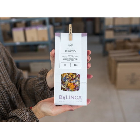 Bylinkový čaj - Kvetinový sen 40g, sypaný čaj  Bylinkový čaj - Kvetinový sen 40g, sypaný čaj