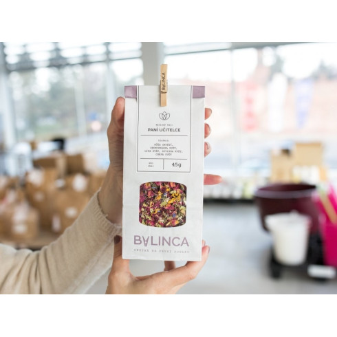 Bylinkový čaj - Paní učitelce 45g, sypaný Bylinkový čaj - Paní učitelce 45g, sypaný