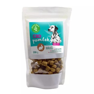 CBD Pamlsky pro psy - Příchuť králík 200g
