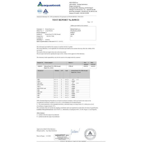 CBD Olej pre psov - 10ml, 10%