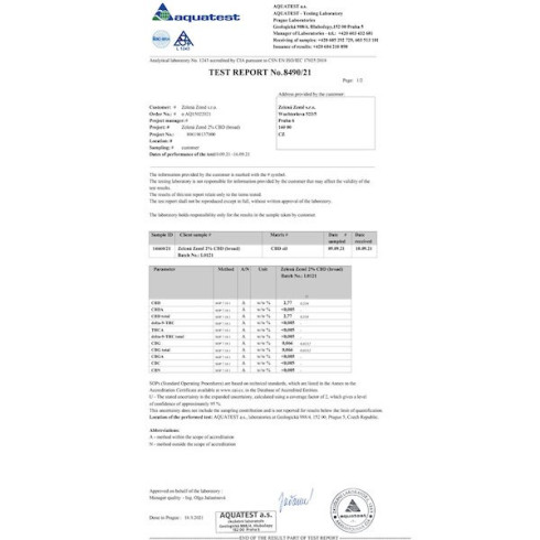 CBD Olej pro psy - 10ml, 2%