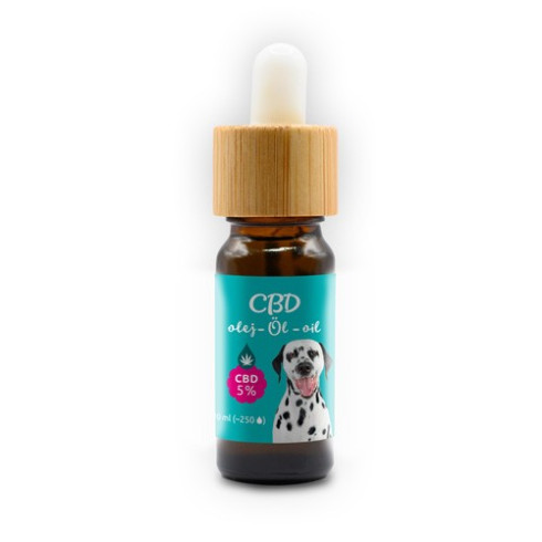 CBD Olej pre psov - 10ml, 5%