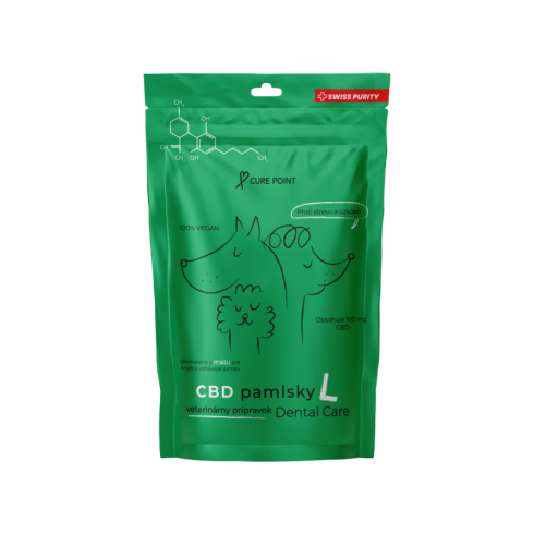 CBD Pamlsky - Dental Care 100g,  L - velké plemeno