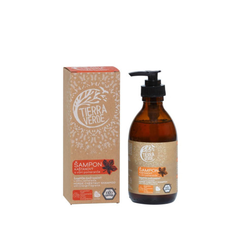 Kaštanový šampon - Pomeranč 230ml, pro posílení vlasů 
