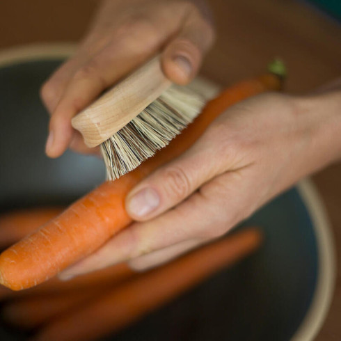 Kefa na zeleninu - Drevená