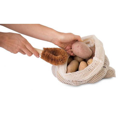 Kokosová kefa na zeleninu a riad s madlom  Kokosová kefa na zeleninu a riad s madlom