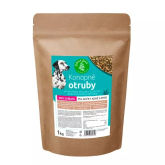 Konopné otruby - 1kg