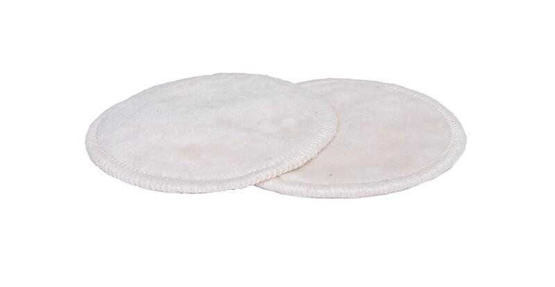 Kosmetický tampon z biobavlněného sametu s froté stranou – Malý (7cm), pratelný 2ks