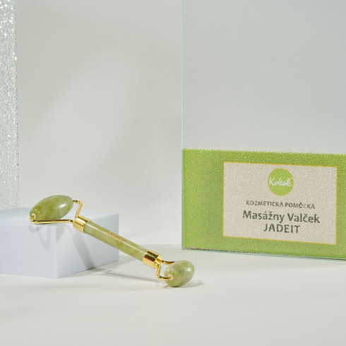 Masážní váleček Jadeit - Obličej, krk, dekolt