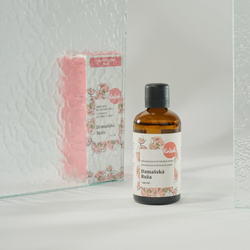Organická kvetinová voda - Damašská ruža 100ml