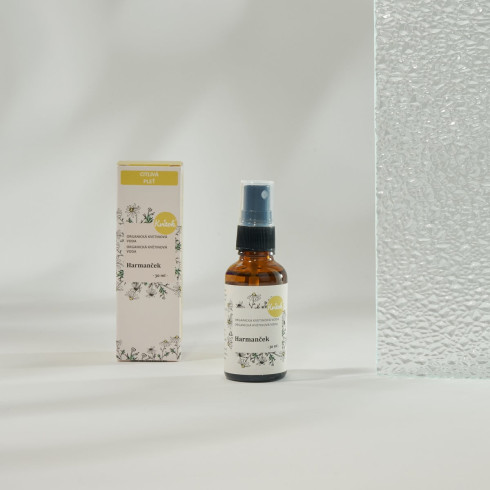 Organická kvetinová voda - Harmanček 30ml