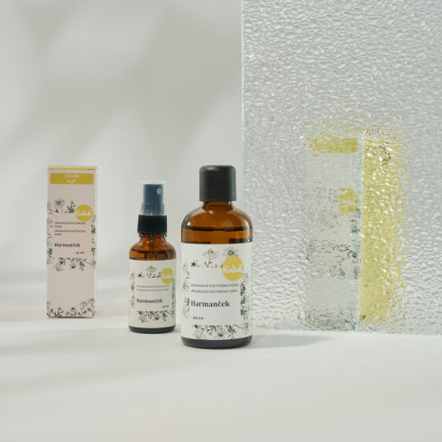 Organická kvetinová voda - Harmanček 30ml
