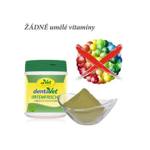 Osvěžovač dechu a pachu - DentaVet Atemfrisch 58g, 100 kapslí pro psy
