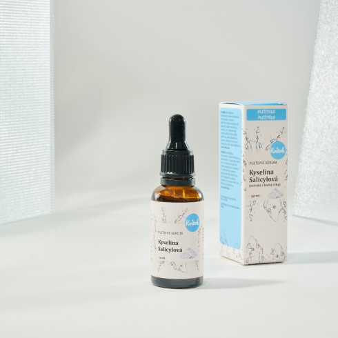 Pleťové sérum - Kyselina salicylová 10ml, extrakt z bielej vŕby