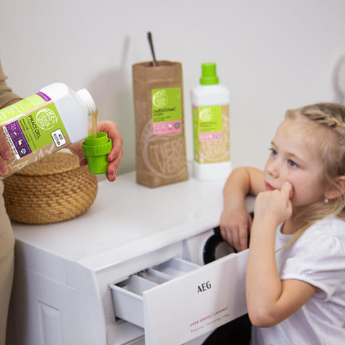 Prací gél z mydlových orechov 110ml, s Bio levanduľovou silicou 