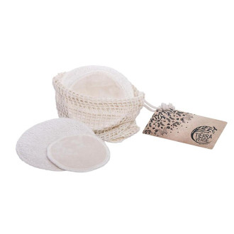 Sada kosmetických tamponů – Mix (malý 4ks, velký 2ks), z biobavlněného sametu s froté stranou  Sada kosmetických tamponů – Mix (malý 4ks, velký 2ks), z biobavlněného sametu s froté stranou