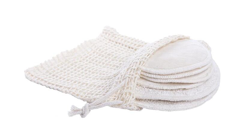 Sada kozmetických tampónov – Mix (malý 4ks, velký 2ks), z biobavlneného zamatu s froté stranou