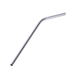 Slamka nerezová - Zahnutá 10ks, bez obalu