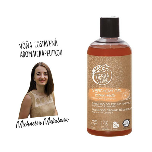 Sprchový gel Esence radosti – Pomeranč & Lavandin 500ml