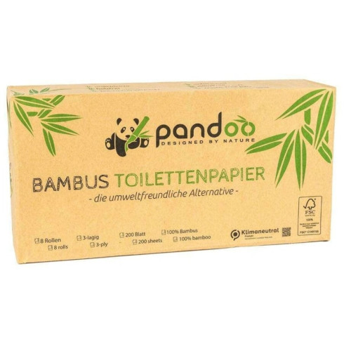 Bambusový toaletný papier 3 vrstvový 8ks