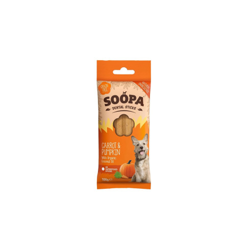 Dentální tyčinky - Mrkev & dýně, 100g Dentální tyčinky - Mrkev & dýně, 100g