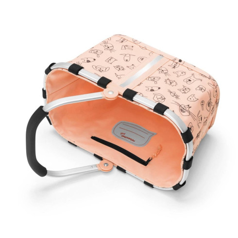 Dětský košík Carrybag XS kids cats and dogs rose
