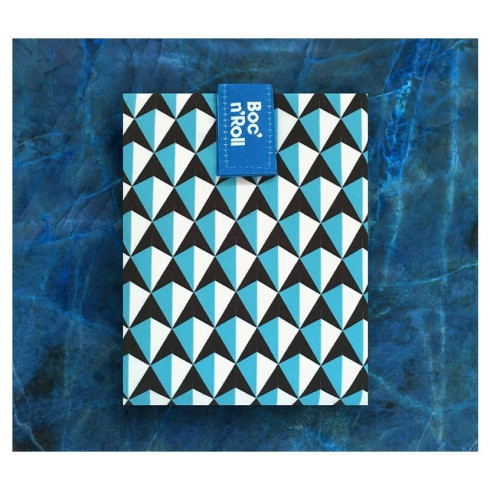 Eko vrecko na desiatu Boc'N Roll Tiles - Blue