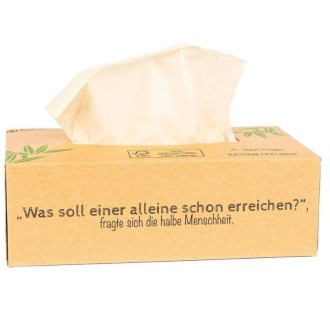 Jednorazové bambusové vreckovky 3 vrstvové 100ks Jednorazové bambusové vreckovky 3 vrstvové 100ks