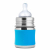Nerezová kojenecká láhev - Aqua 150ml