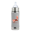 Nerezová dojčenská fľaša - Fox 325ml