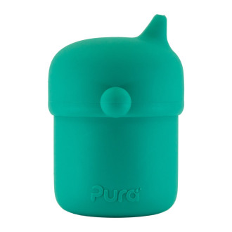 Pura  silikonový pohárek s náustkem - Mint 150ml Pura  silikonový pohárek s náustkem - Mint 150ml