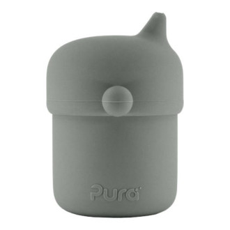 Pura  silikonový pohárek s náustkem - Slate 150ml Pura  silikonový pohárek s náustkem - Slate 150ml