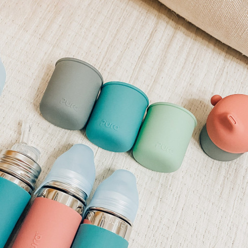 Sada tréningových silikónových pohárikov 150ml