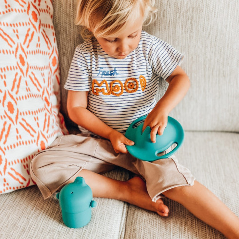 Silikonová sklenička na snack